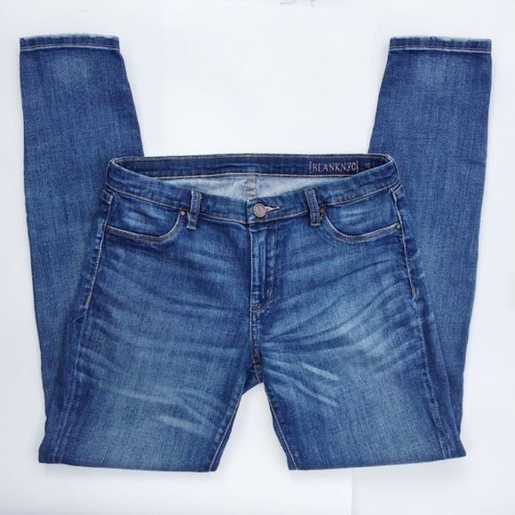 Blank NYC Denim - BLANK NYC Spray on Skinny Medium Wash Mid-rise 30